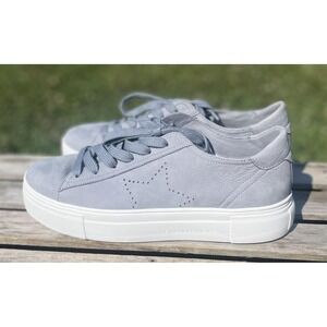 Kennel & Schmenger Cleo Nubuck Star Sneakers US 9.5 Platform NEW Box $295 Retail